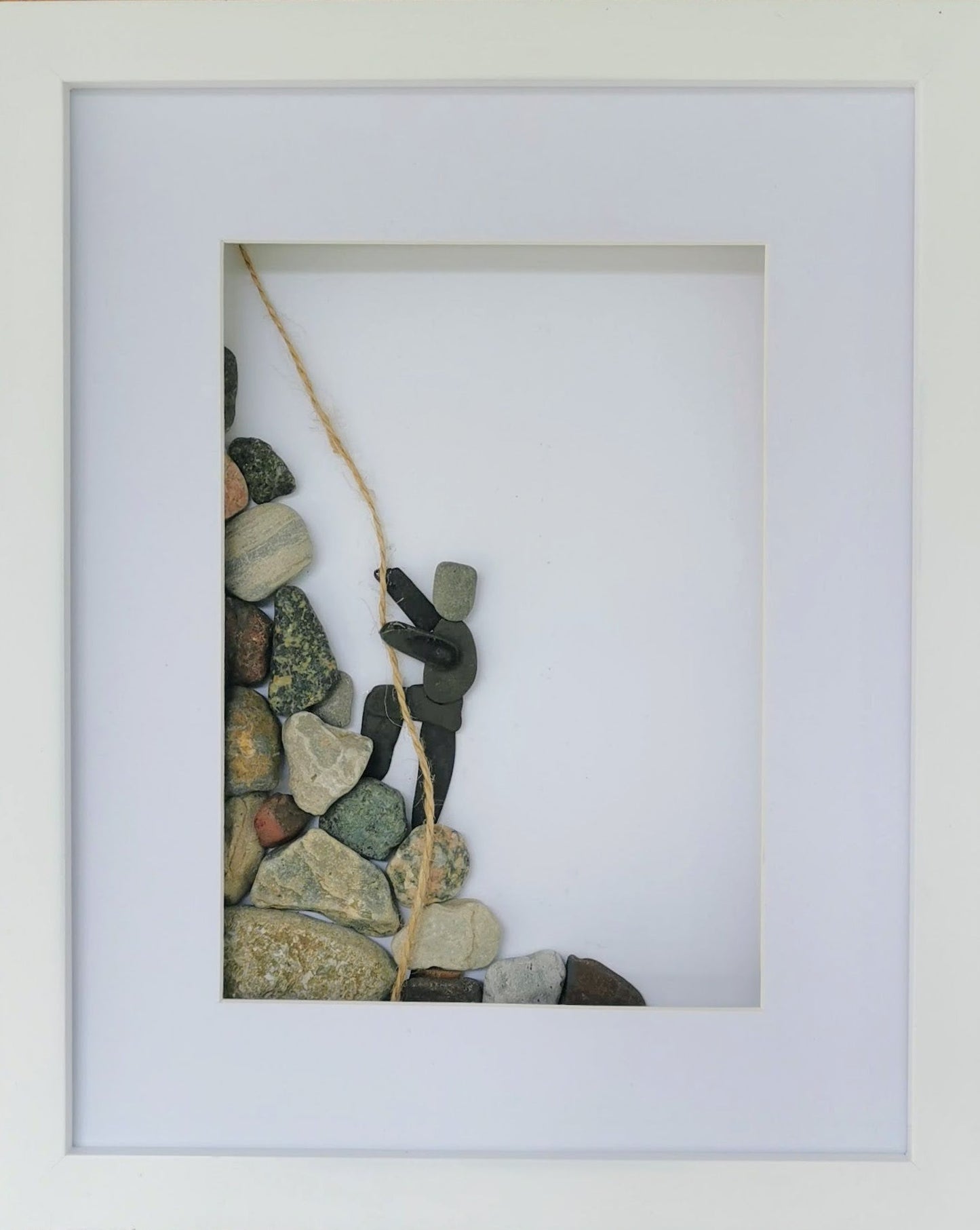 a man made stones rock climing
