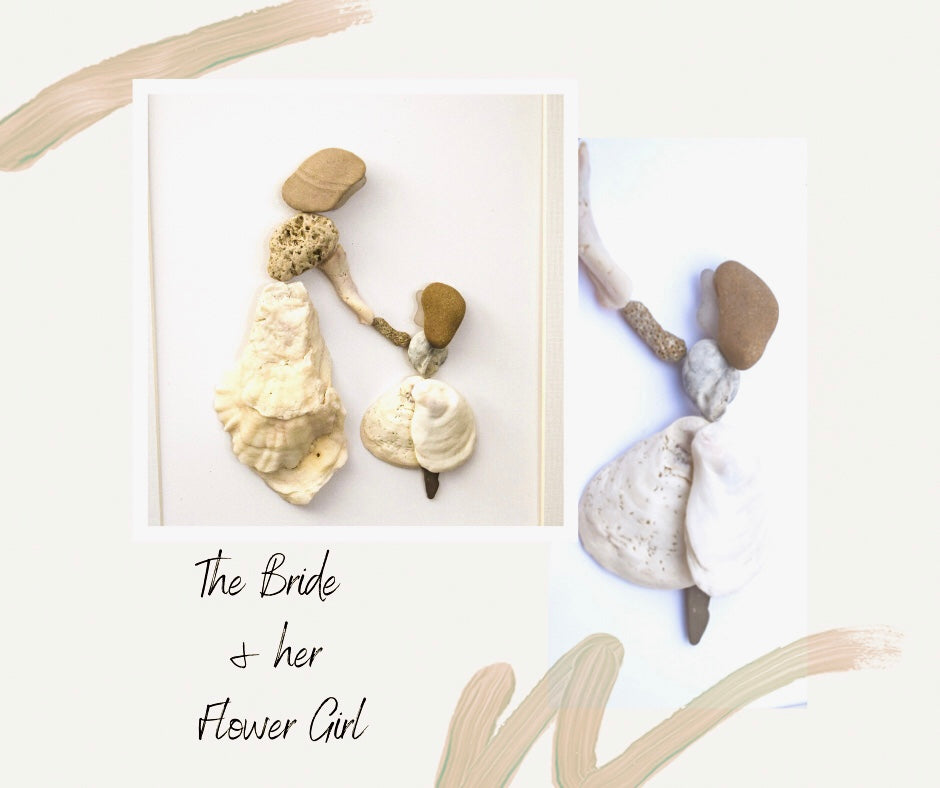 A Bride and her Flower Girl