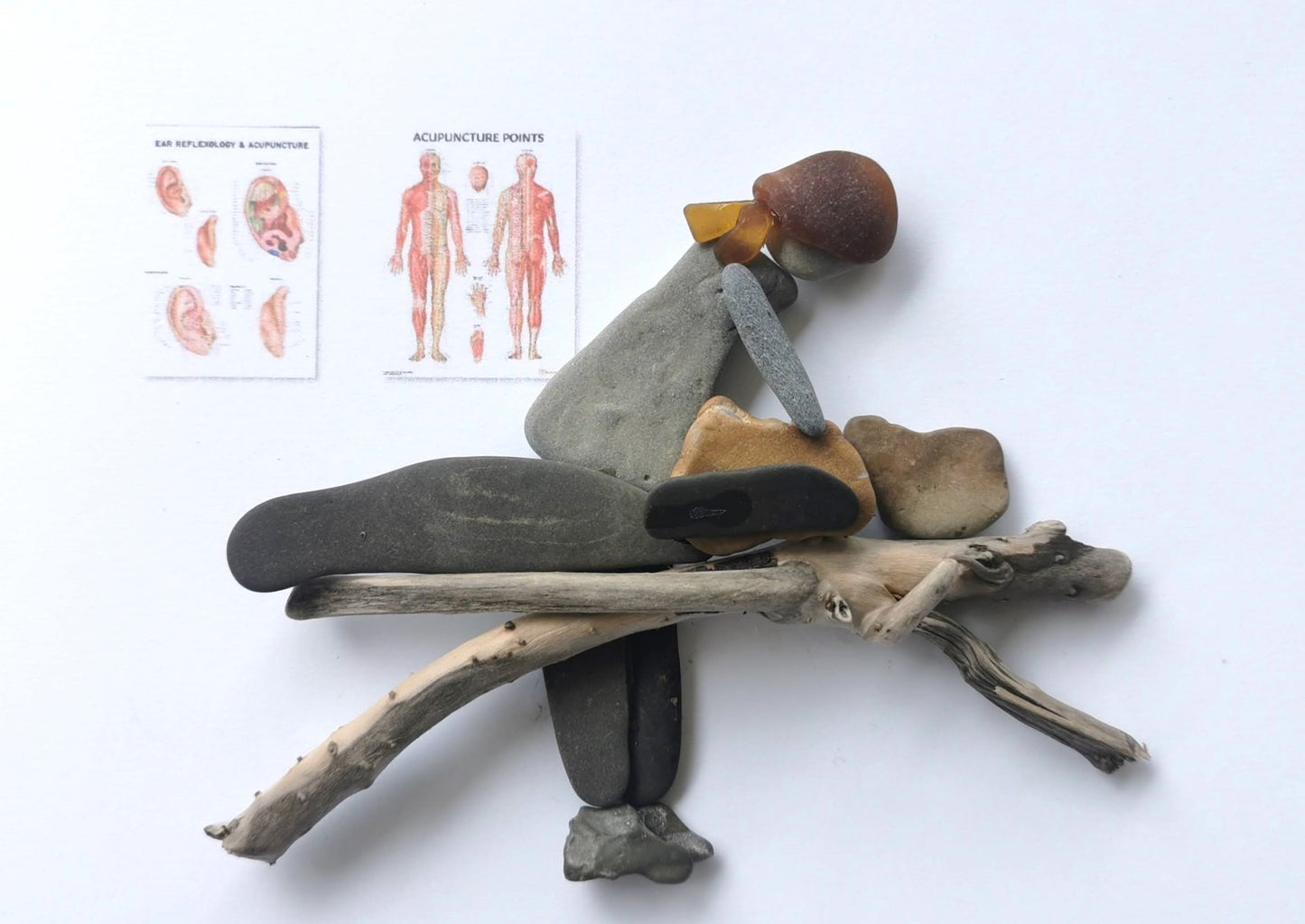 Pebble Art Massage Therapist Chiropractor