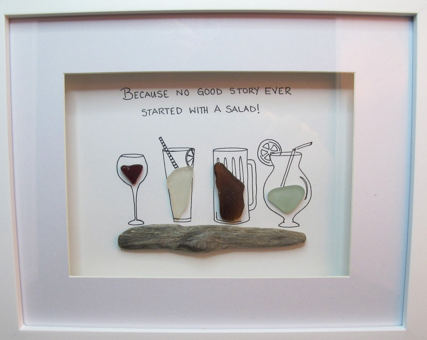 No good story ever started with a salad