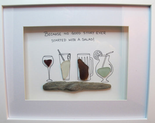 No good story ever started with a salad